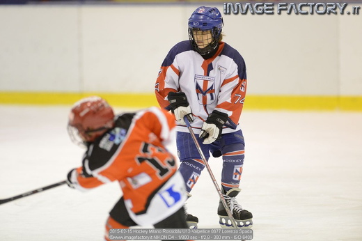 2015-02-15 Hockey Milano Rossoblu U12-Valpellice 0677 Lorenzo Spada